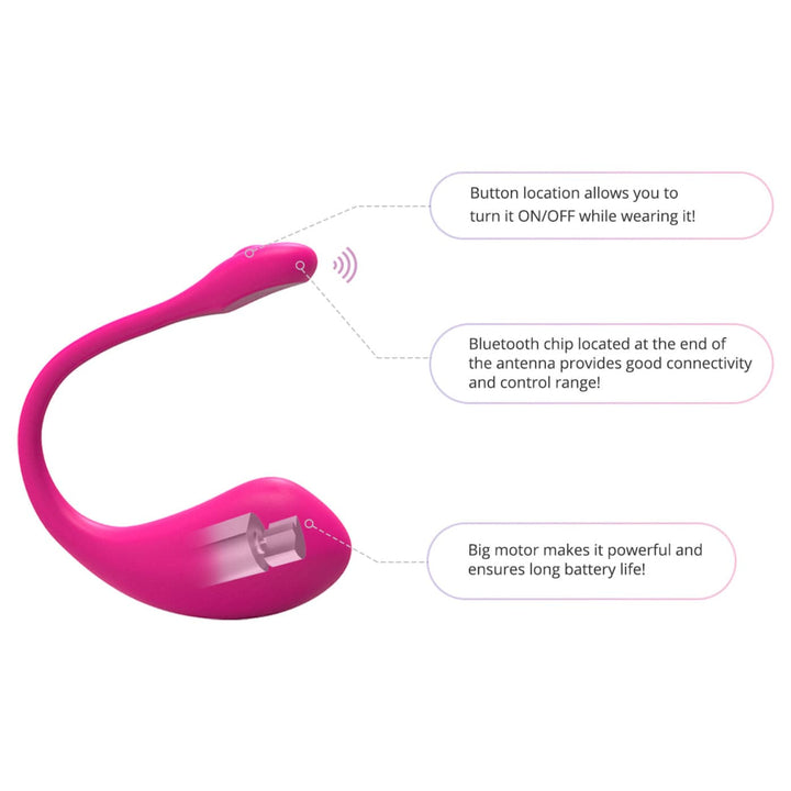 Lovense Vibro Ei Lovense Vibro Ei Lovense - Lush 2 Wearable Bullet Vibrator diskret bestellen bei marielove