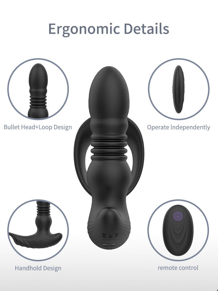 marielove Analvibratoren marielove Analvibrator Penis-Hoden-Ring mit Analvibrator diskret bestellen bei marielove