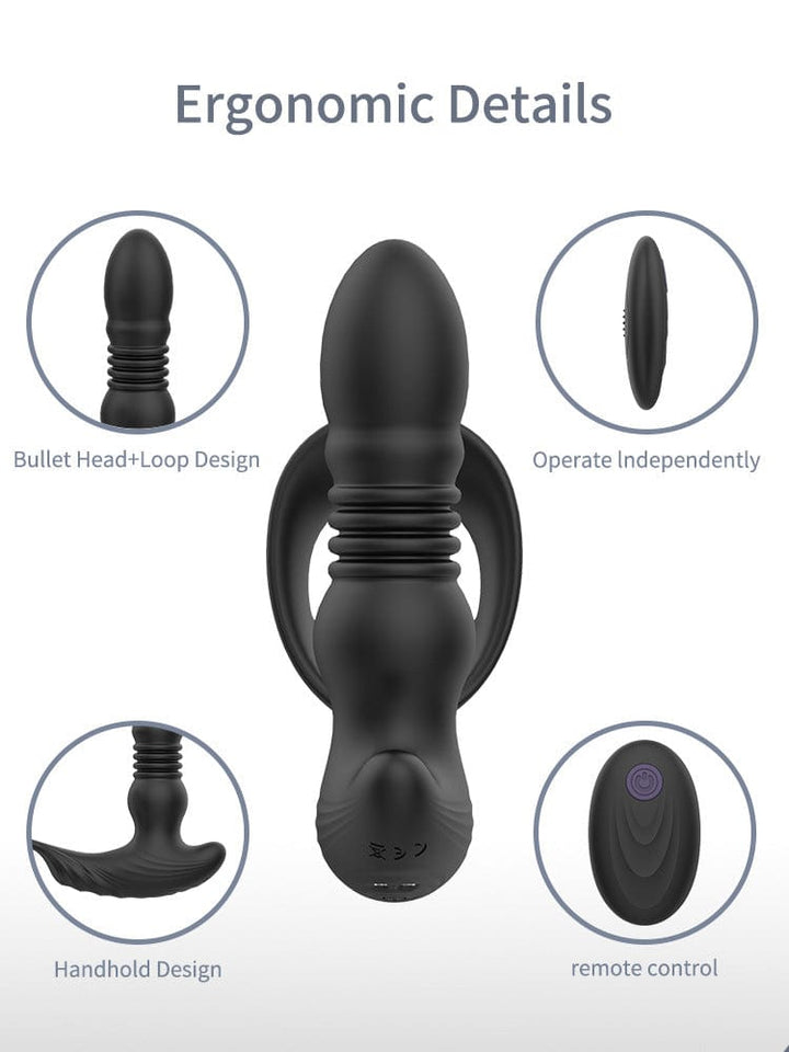 marielove Analvibratoren marielove Analvibrator Penis-Hoden-Ring mit Analvibrator diskret bestellen bei marielove