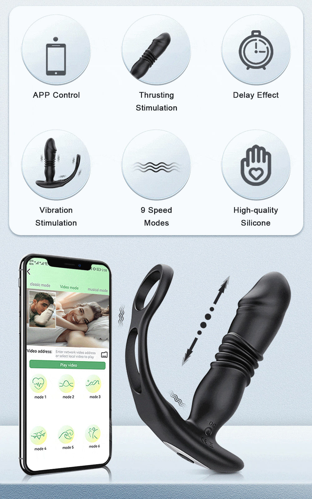 marielove Analvibratoren marielove Cockring mit Prostata Vibrator mit App diskret bestellen bei marielove