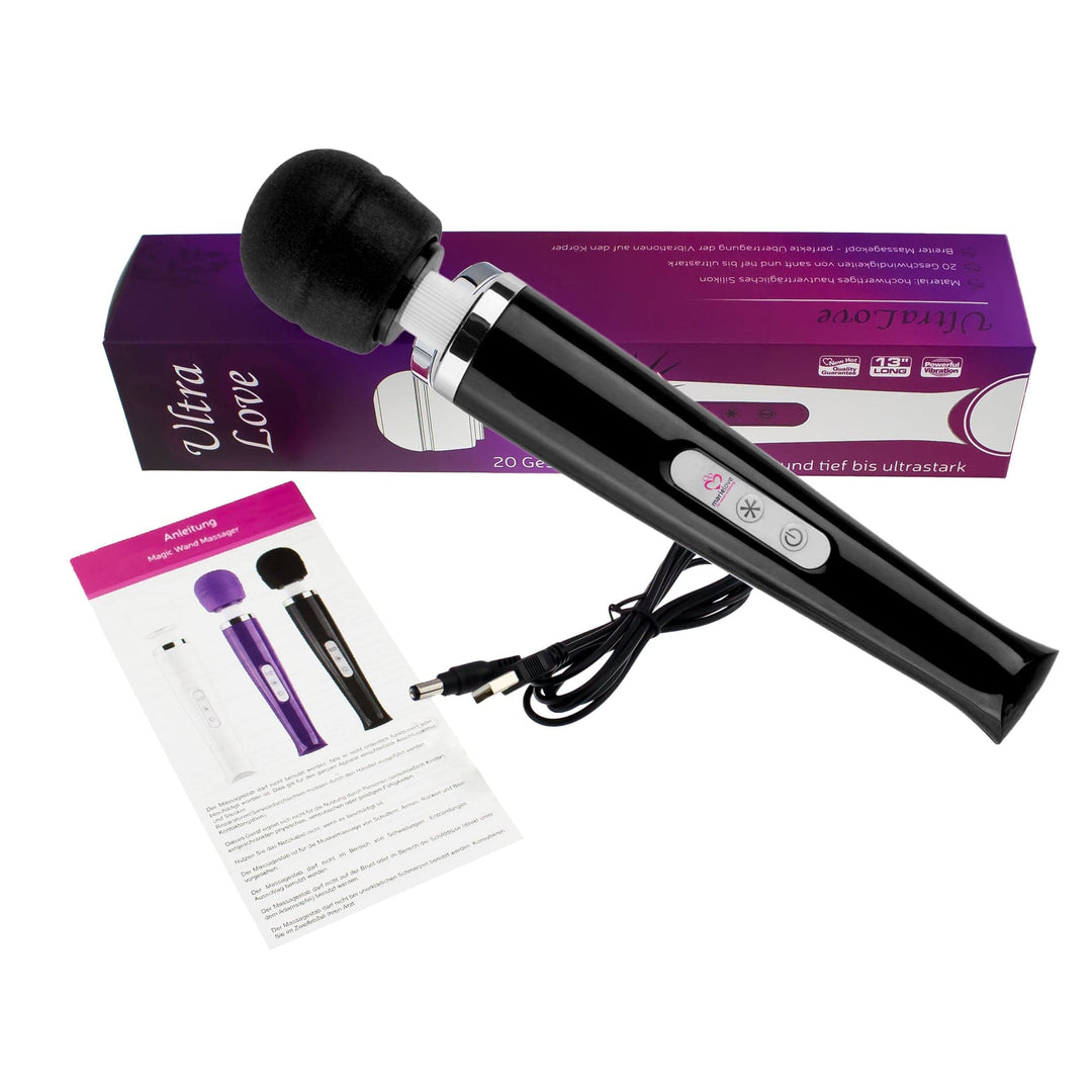 marielove Magic Wand marielove Magic Wand Vibrator Magic Wand Akku Schwarz diskret bestellen bei marielove