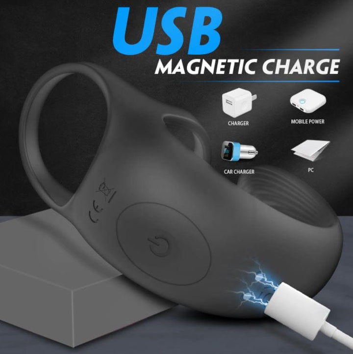 marielove Penisring marielove Penisring Penis-Hoden-Ring mit Perineum Vibrator diskret bestellen bei marielove