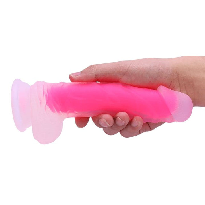 marielove Saugnapf Dildo Pink marielove Saugnapfdildo 20cm Dildo der im Dunklen leuchtet diskret bestellen bei marielove