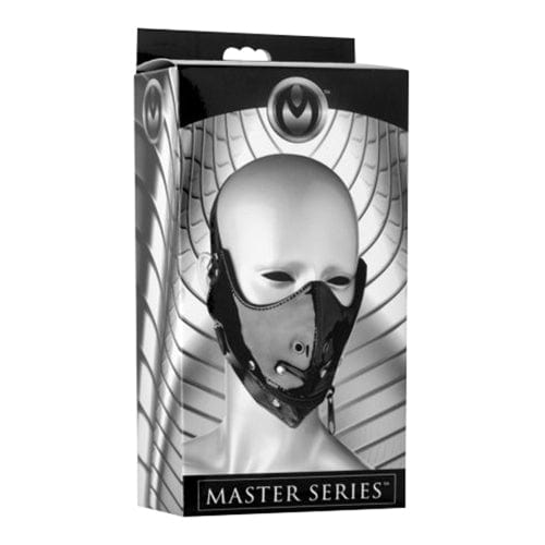 Master Series Bondage Masken Default Master Series SM Maske Lektor Mundkorb mit Reißverschluss diskret bestellen bei marielove