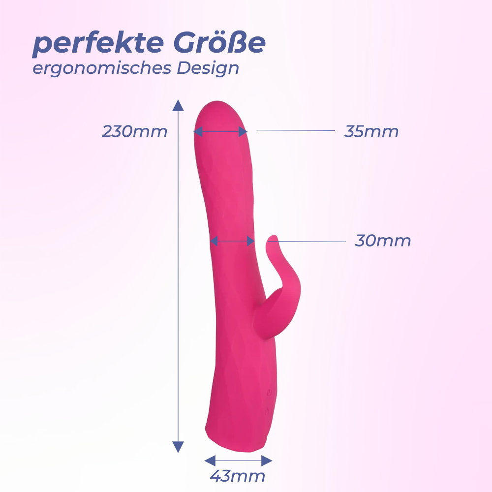 Tracy's Dog Rabbit Vibrator 2in1 Stimulation Klitoris Vagina und Heizfunktion