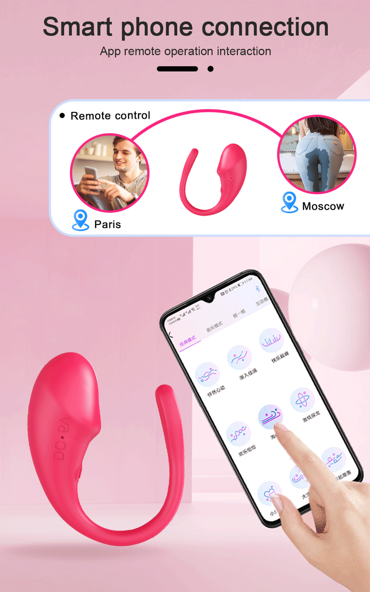 Ferngesteuertes Sexspielzeug mit App