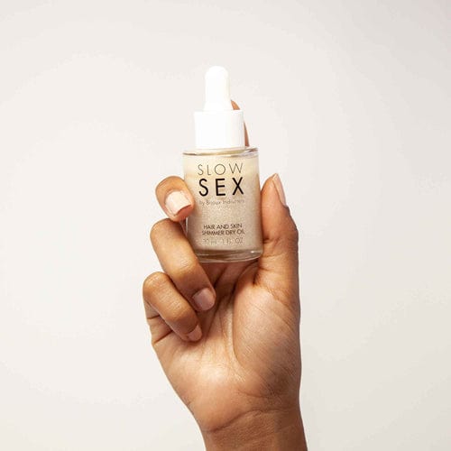 Slow Sex Körperpflege Slow Sex Schimmeröl Trockenes Schimmeröl für Haut und Haare - 30 ml diskret bestellen bei marielove
