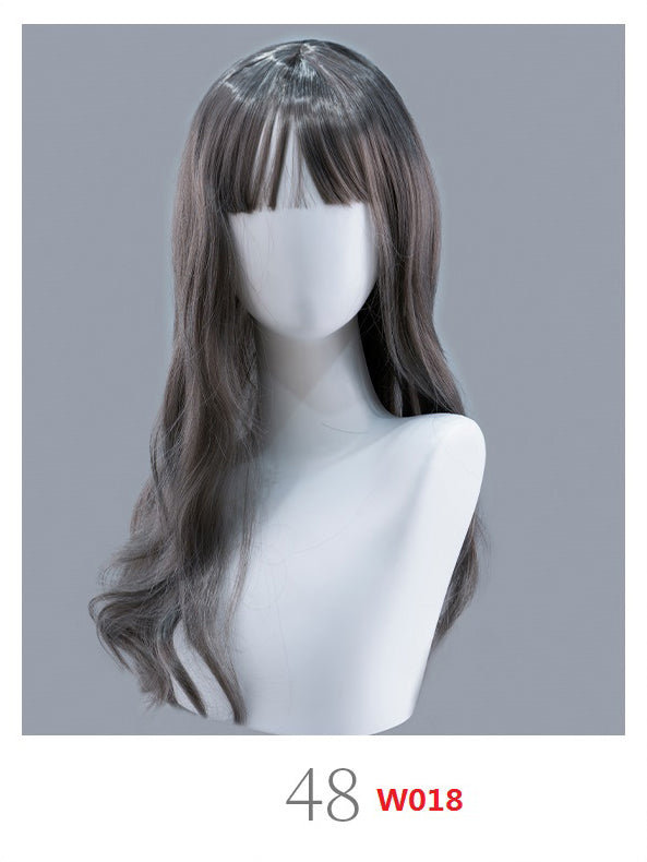 Mannequin-Kopf mit grauer Perücke