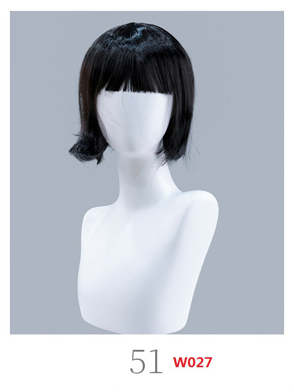 Mannequin-Kopf mit schwarzer Bobfrisur