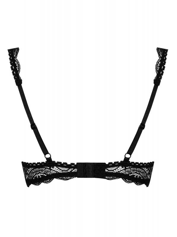 Schwarzes Spitzen-Dessous-Harness