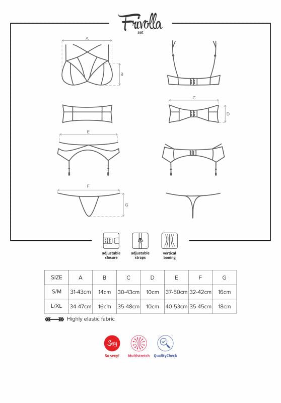 Technische Zeichnung von Dessous